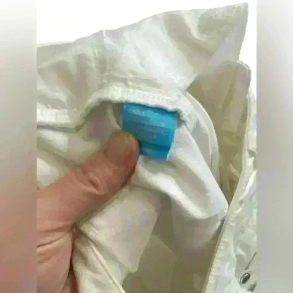 J. McLaughlin White Denim Straight Cropped Cotton/Spandex Pants Size‎ 8 - Picture 9 of 12